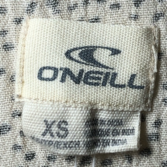 O’Neill Polka Dot Cold Shoulder Blouse - Picture 6 of 10